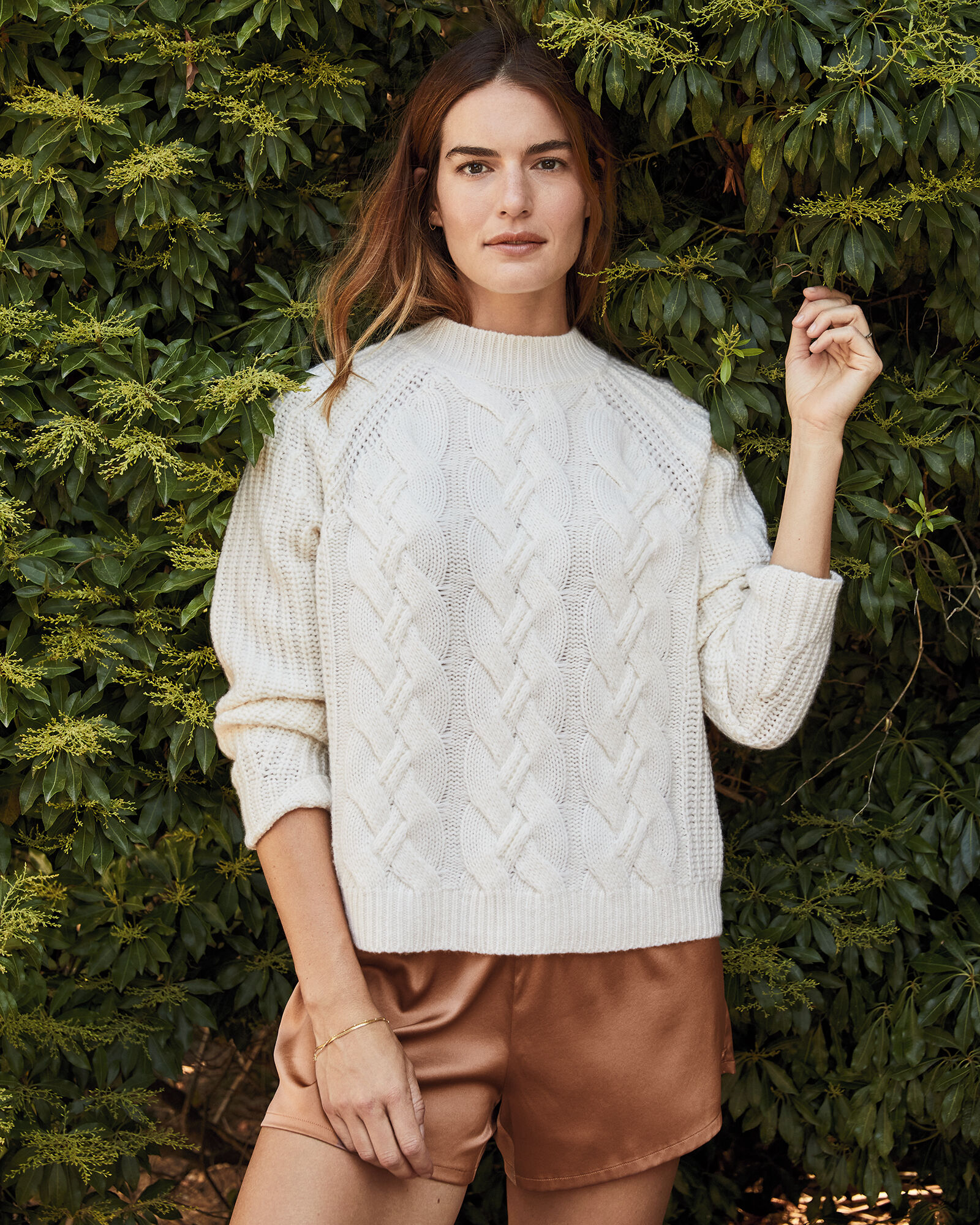 Cashmere Cable Knit Sweater | Haven Well Within