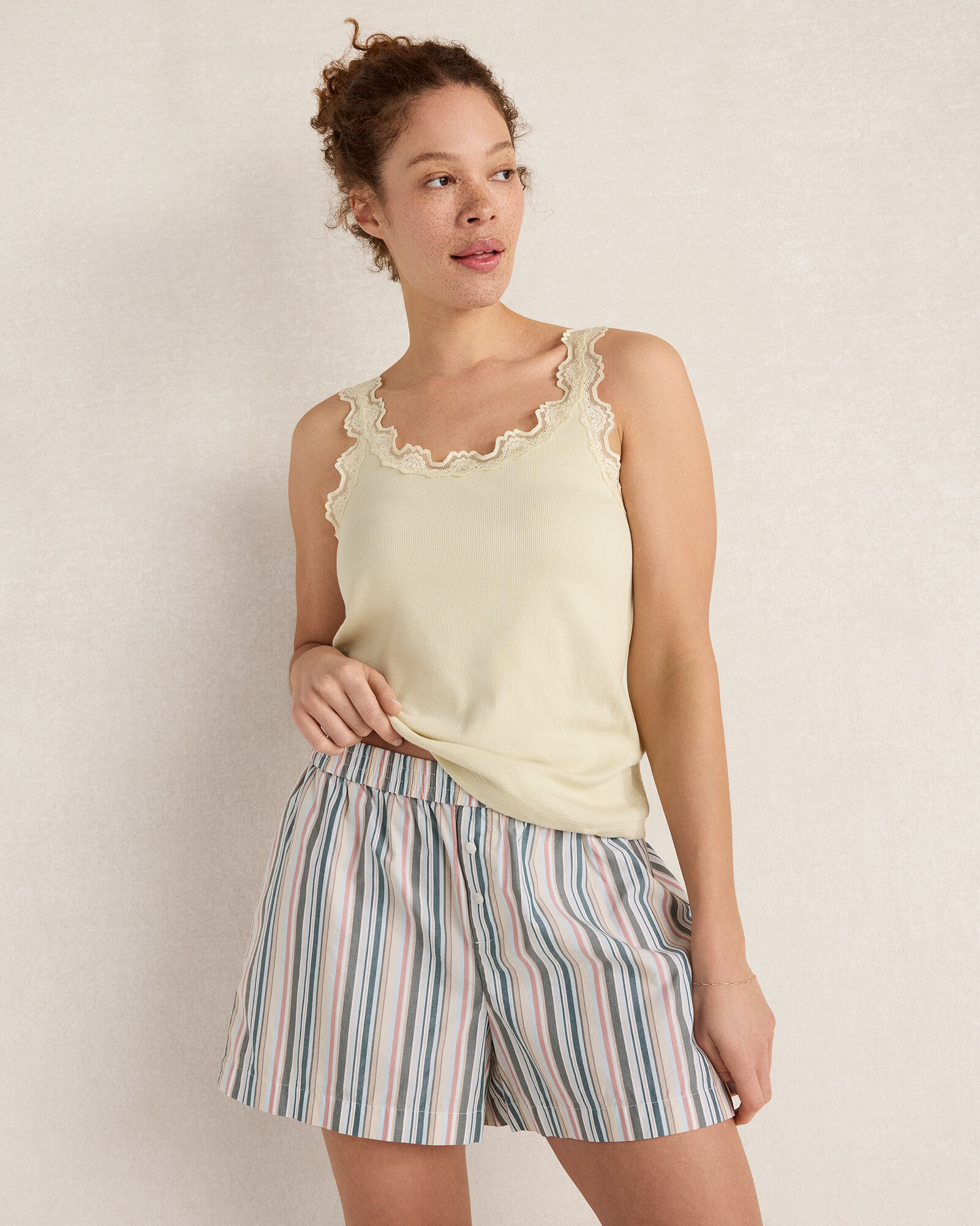 Talbots Boxer Resti Organic Cotton Poplin Boxer Shorts | Haven Well Within