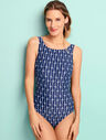 Miraclesuit&reg; High-Neck Bow-Back One-Piece Swimsuit