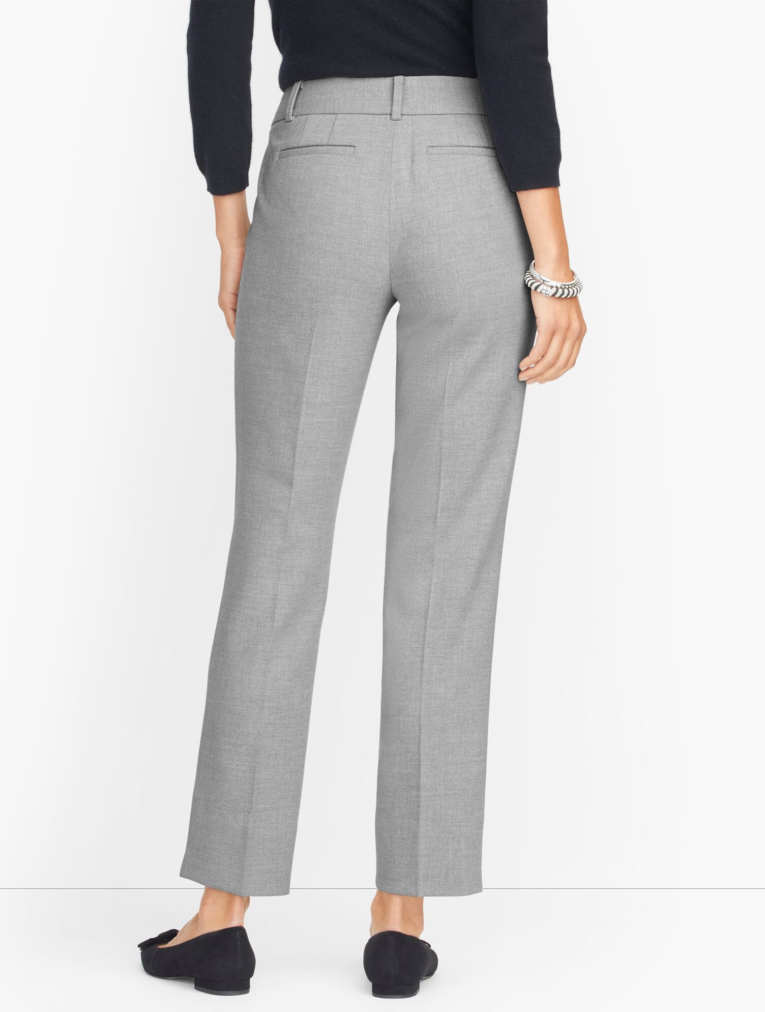 Talbots Hampshire Ankle Pants - M&eacute;lange Crepe - Curvy Fit
