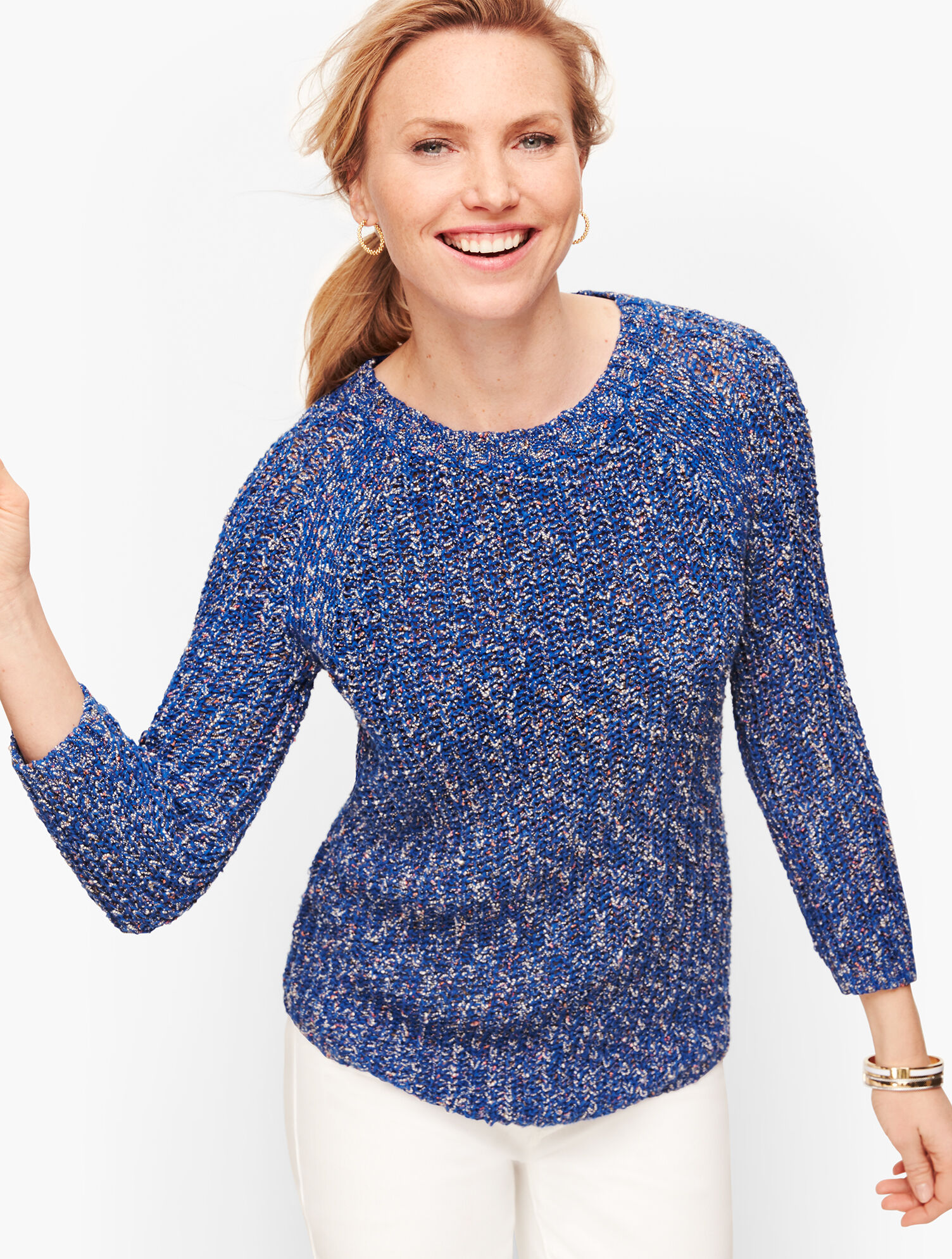 Curved Hem Sweater