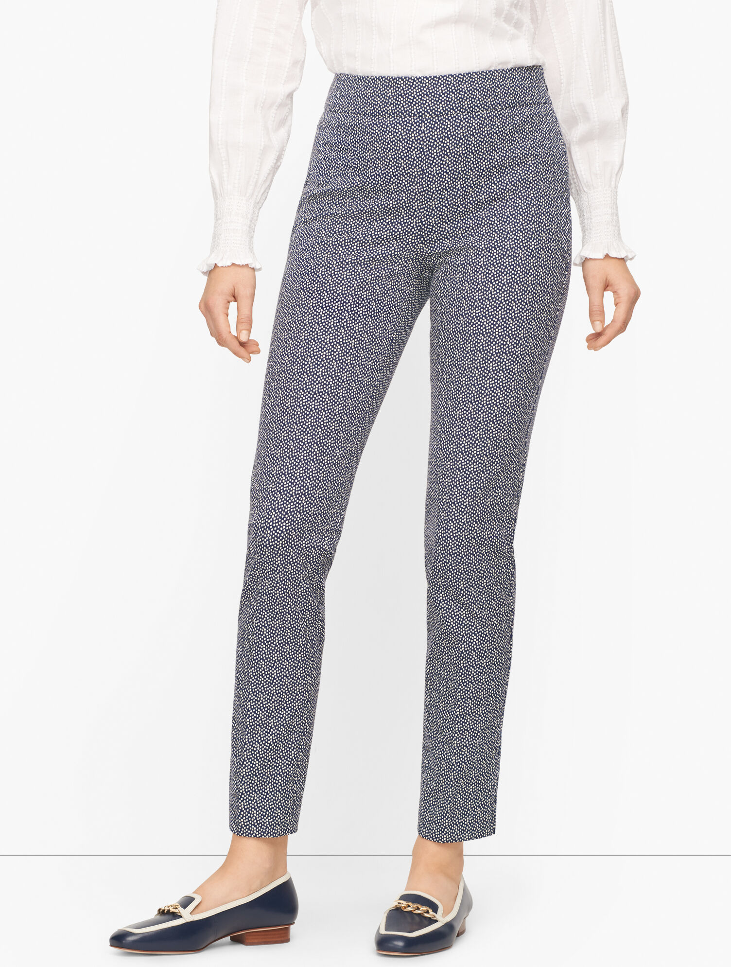 Talbots Chatham Ankle Pants - Graceful Dot