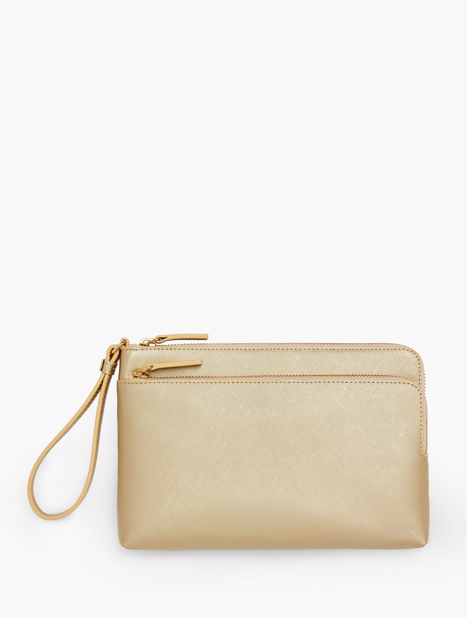 Zip Top Wristlet Metallic Talbots