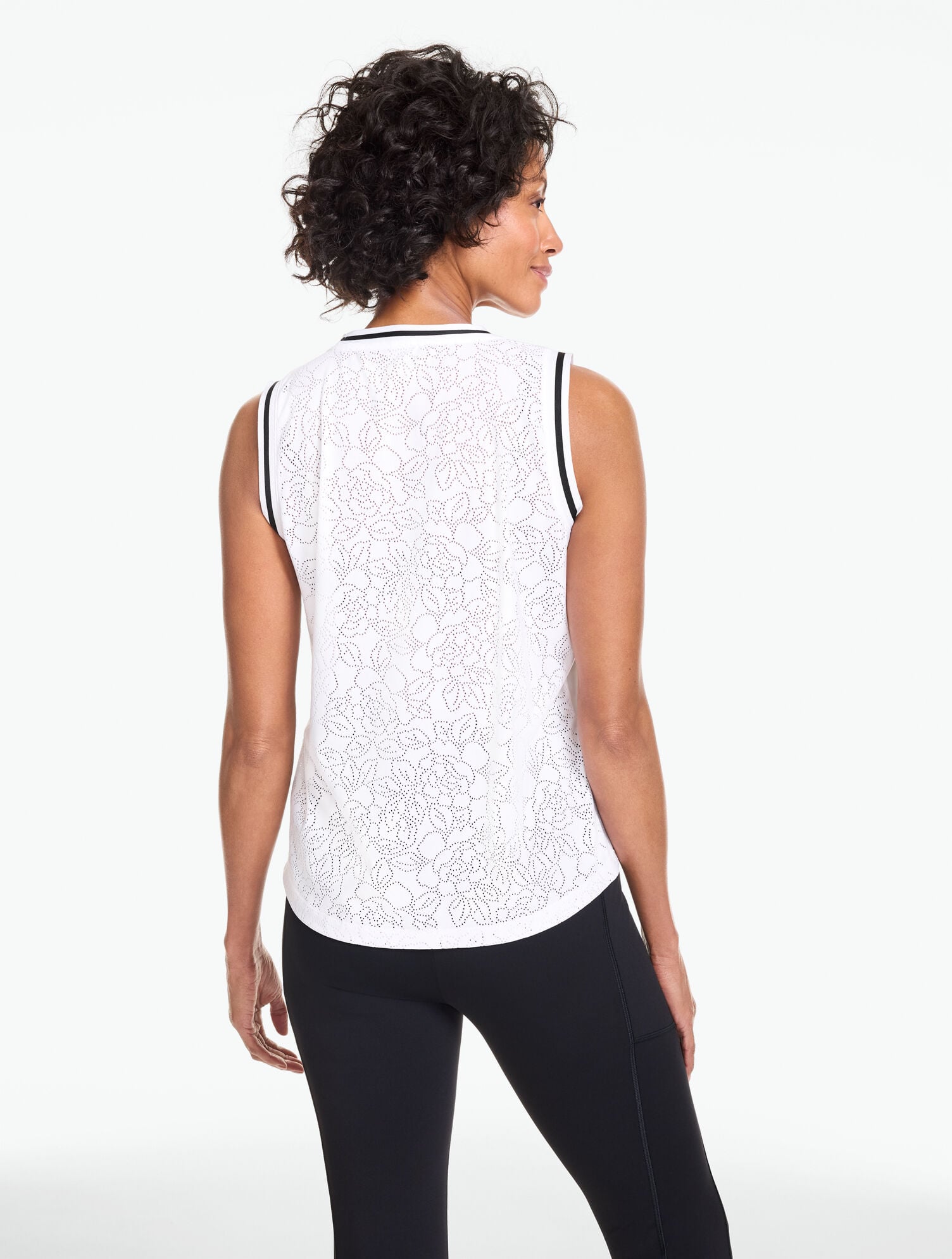 Floral Lace Mesh Tank