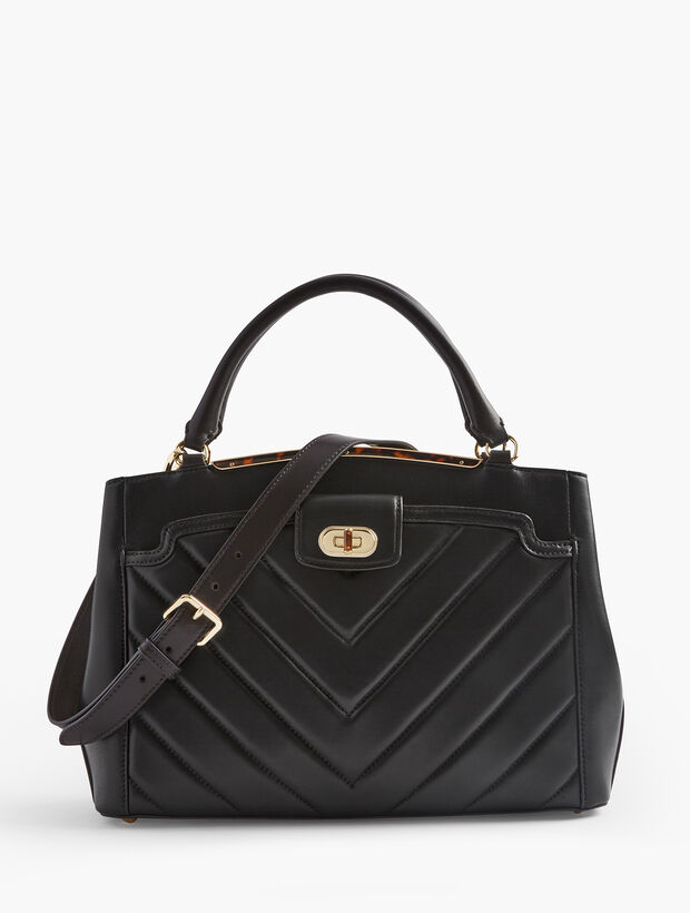 Quilted Nappa Leather Tote