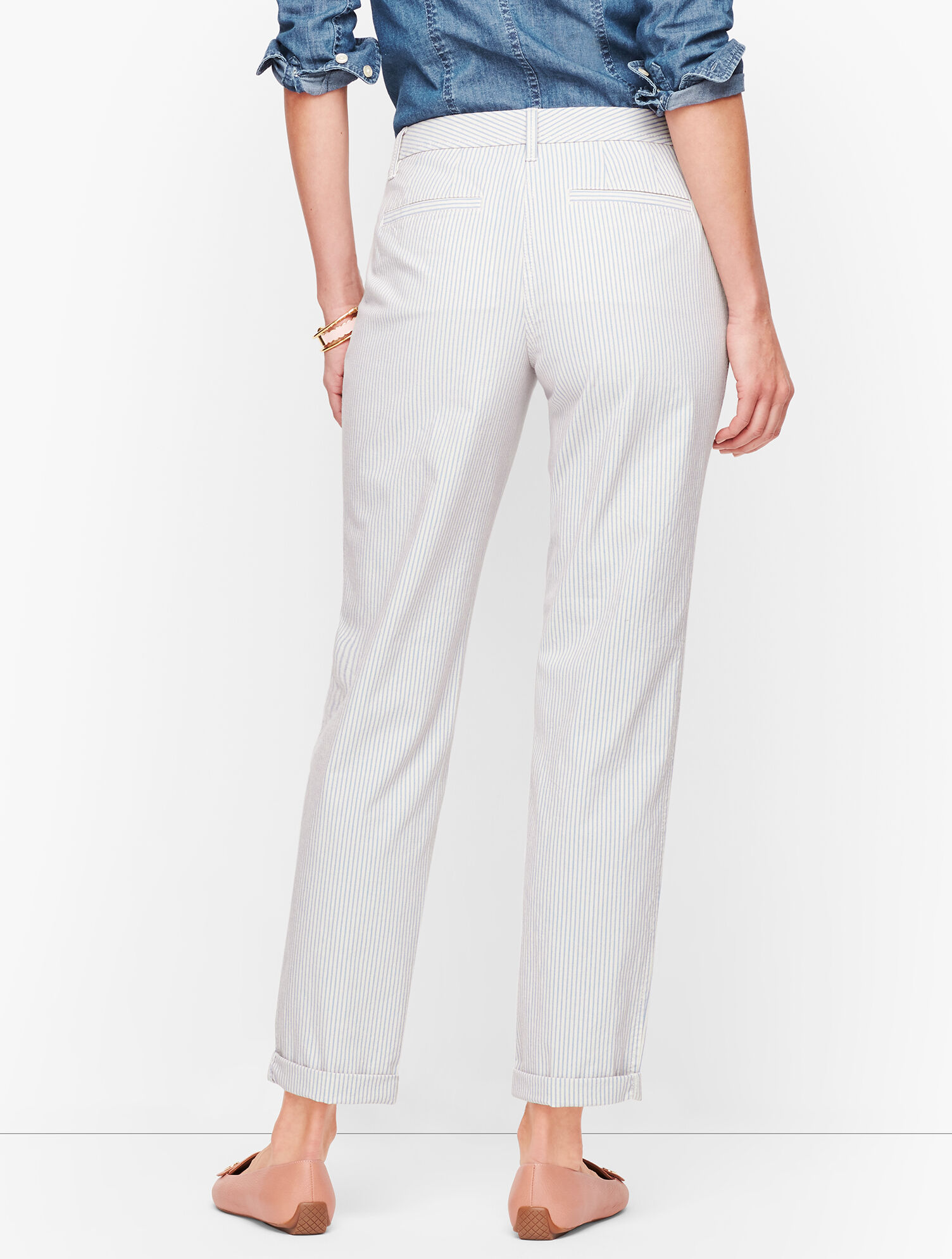 Relaxed Chinos - Stripe
