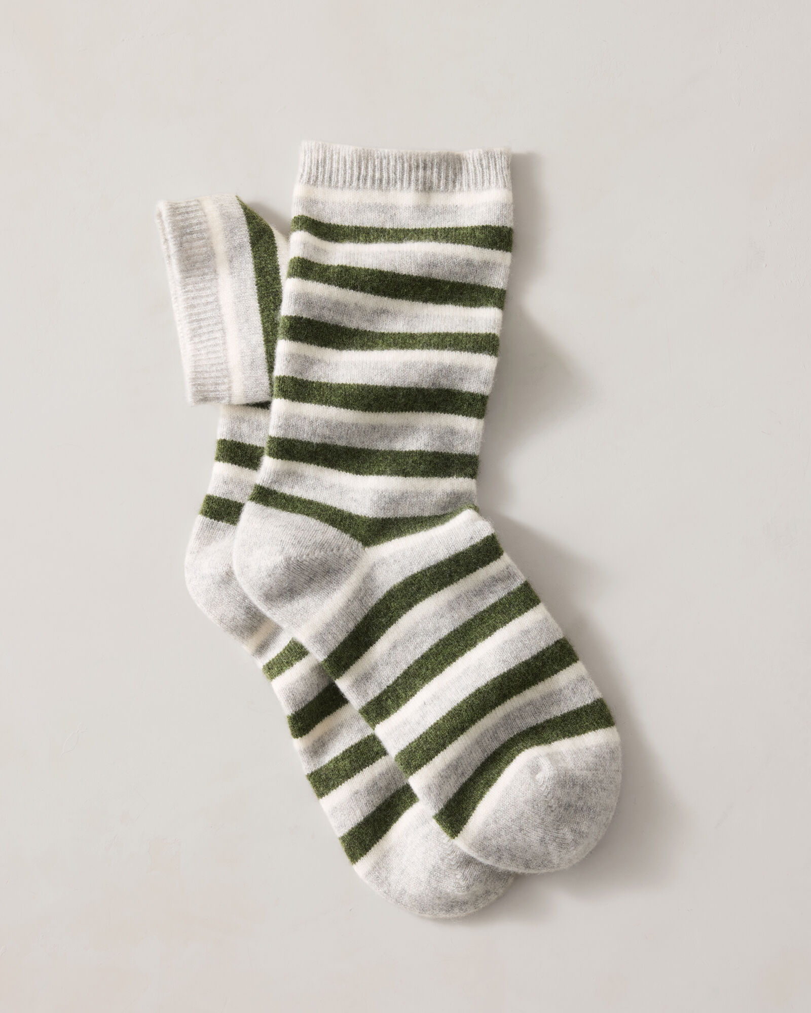 Cashmere Bold Striped Socks