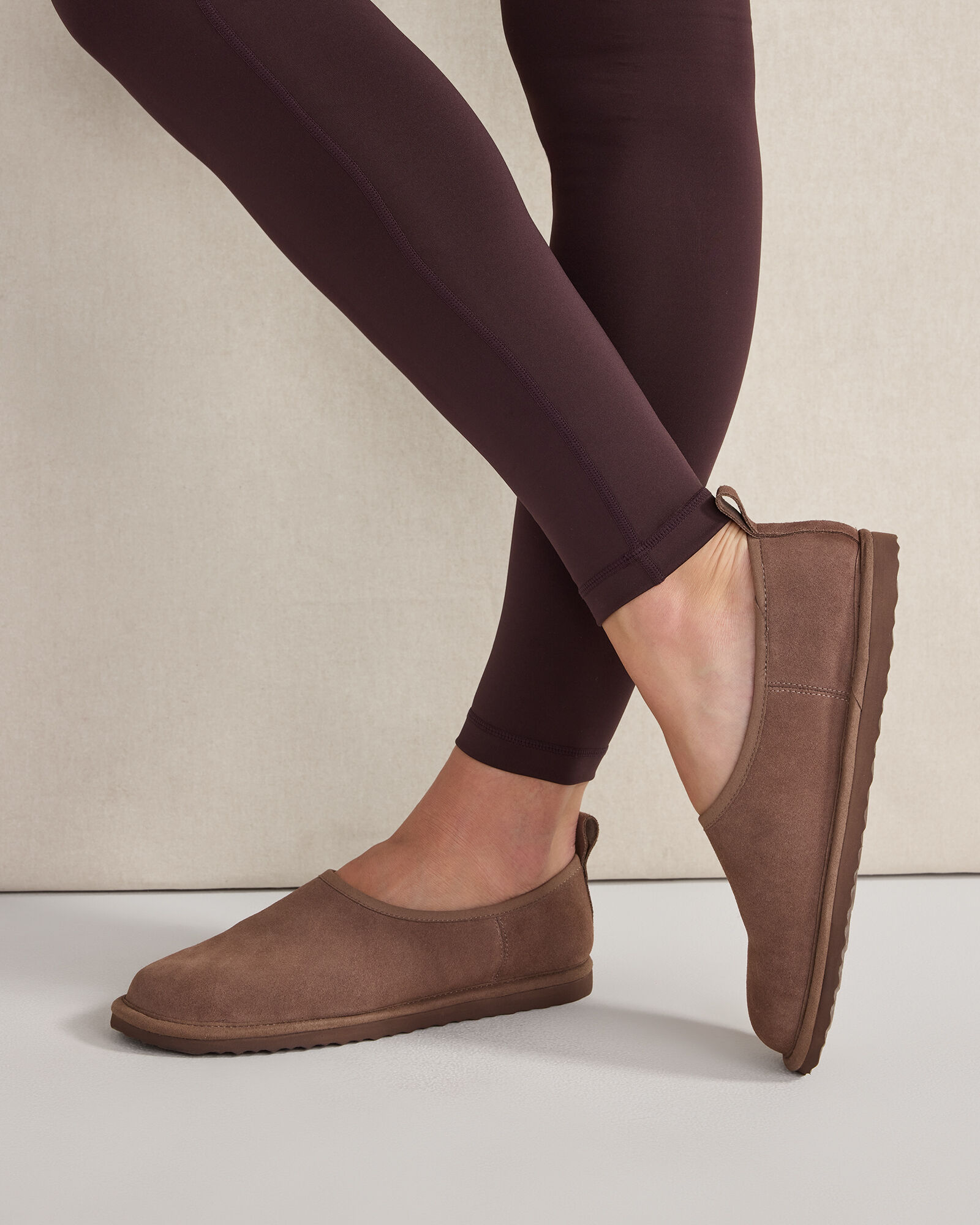 Suede and Sherpa Bootie