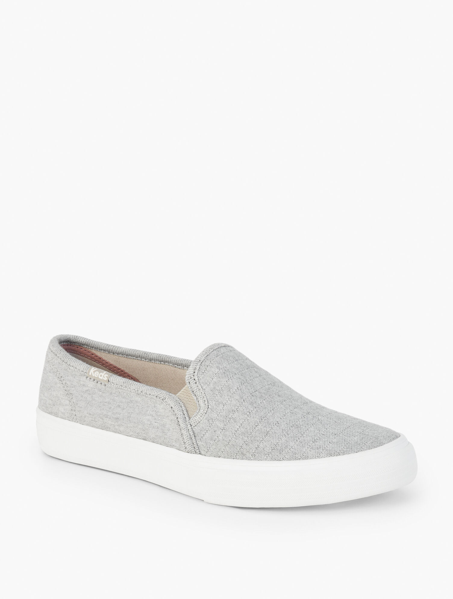 Keds&reg; Double Decker Slip-On Sneakers - Heather Jersey