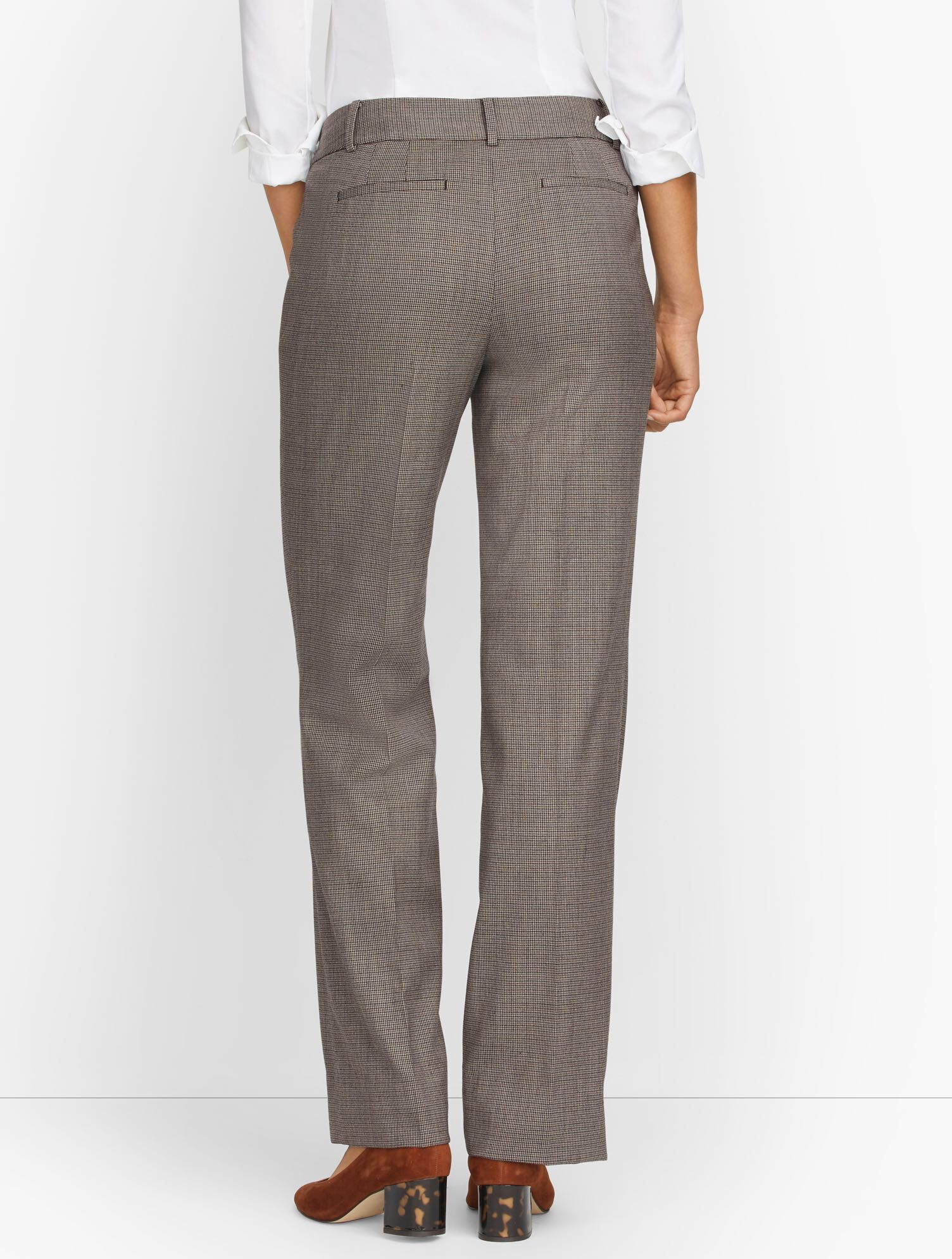 Talbots Newport Pants - Houndstooth - Curvy Fit