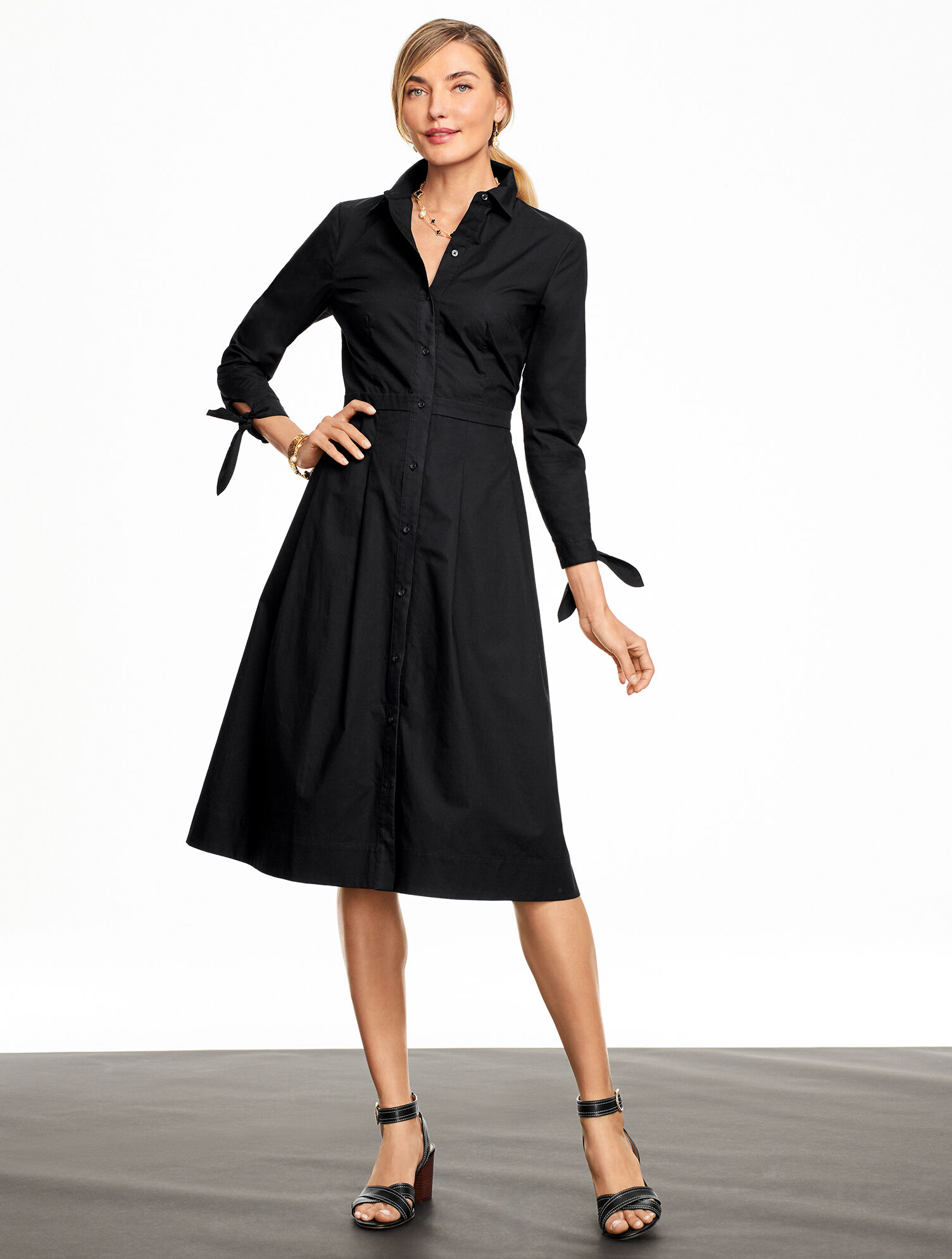 Poplin Shirtdress