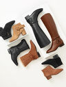 Tish Suede Wrap Buckle Boots