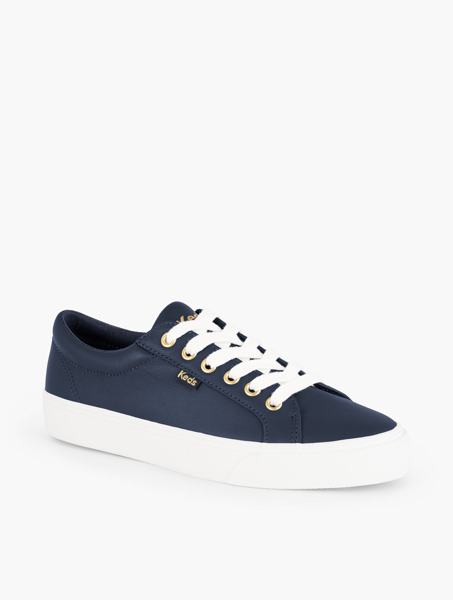 Keds® Jump Kick Leather Sneakers | Talbots