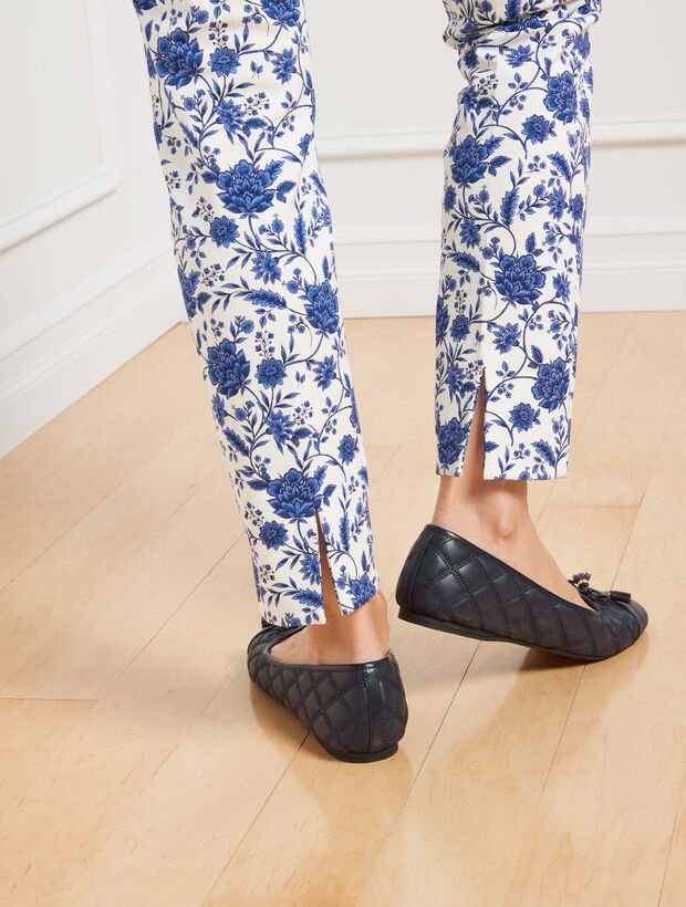 Talbots Chatham Ankle Pants - Vibrant Floral