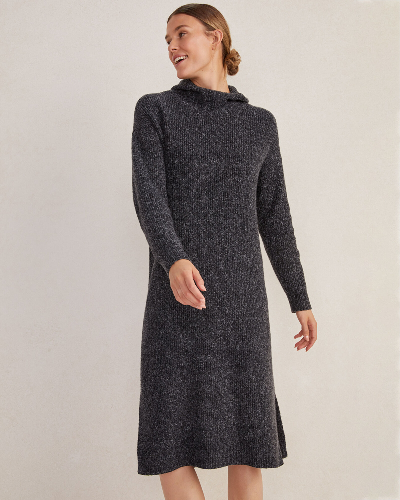 Organic Cotton Hooded Lounge Dress