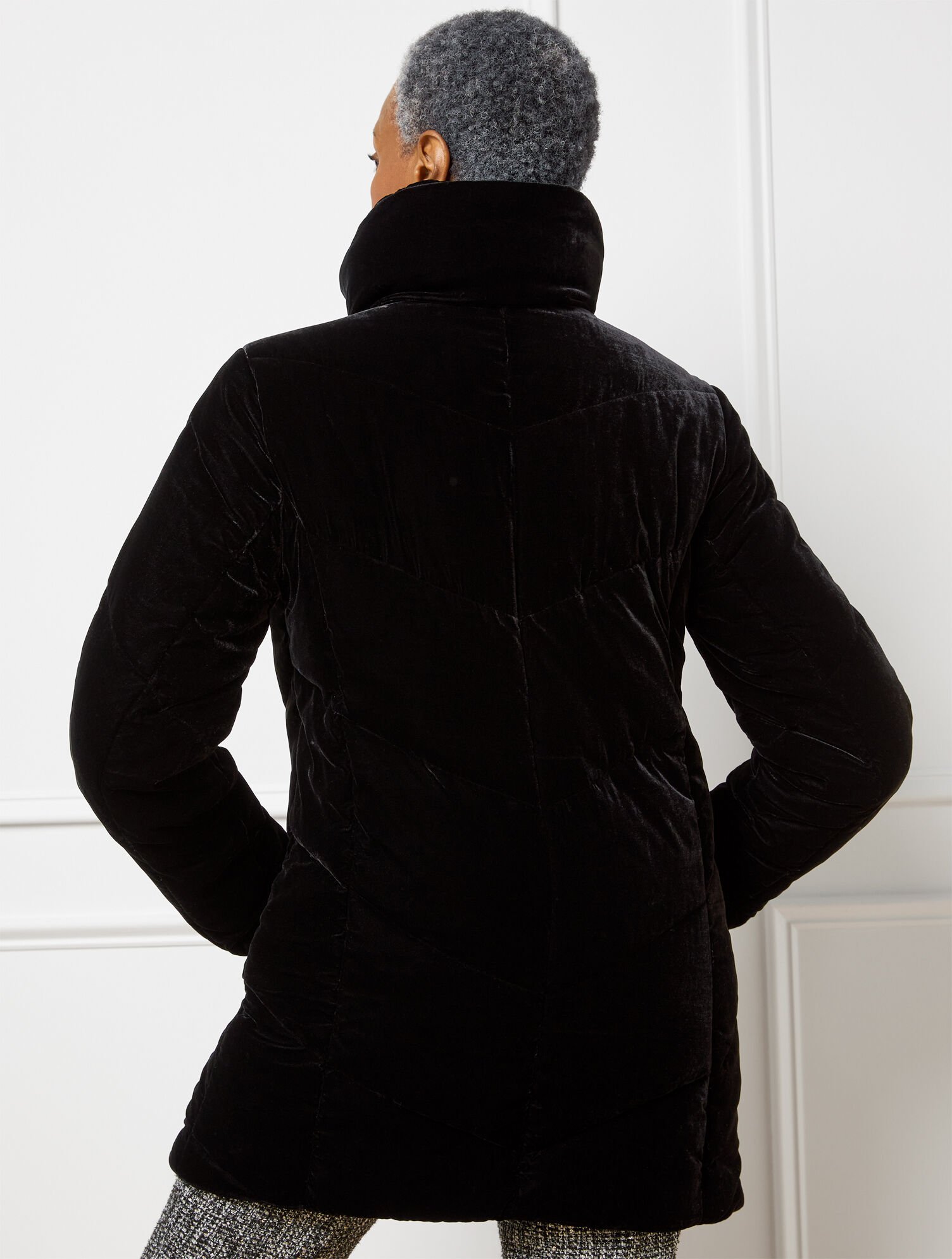 Inc Velvet Puffer Coat Inc Velvet Puffer Coat On Sale - Main Image