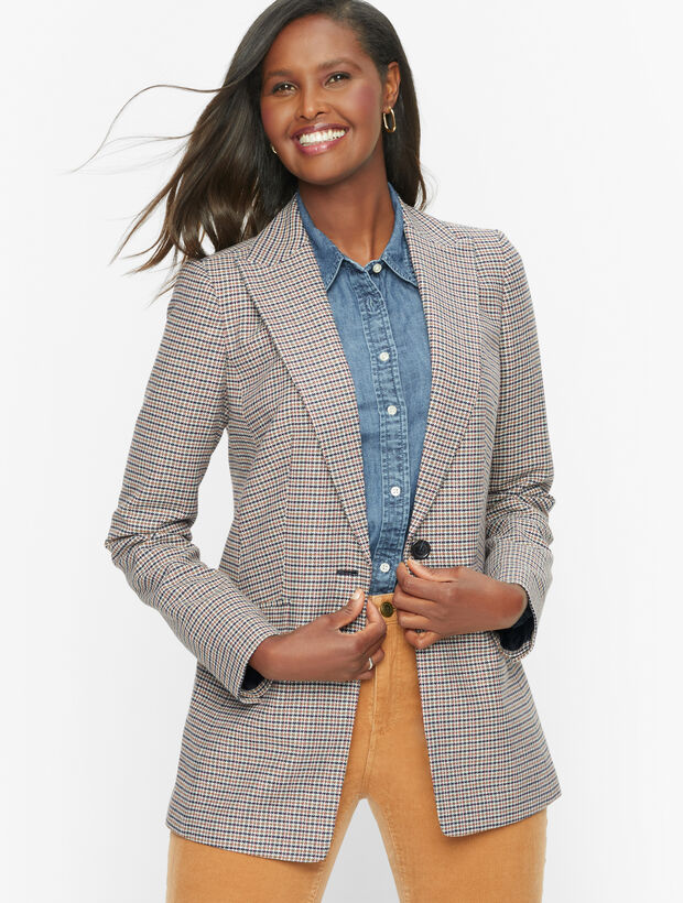 Houndstooth Blazer