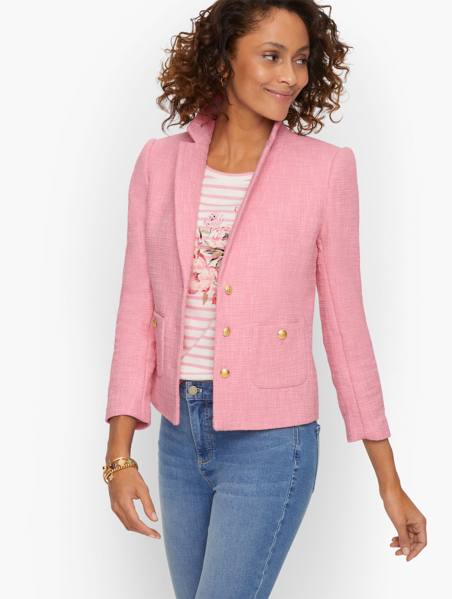 Tweed Blazer Talbots