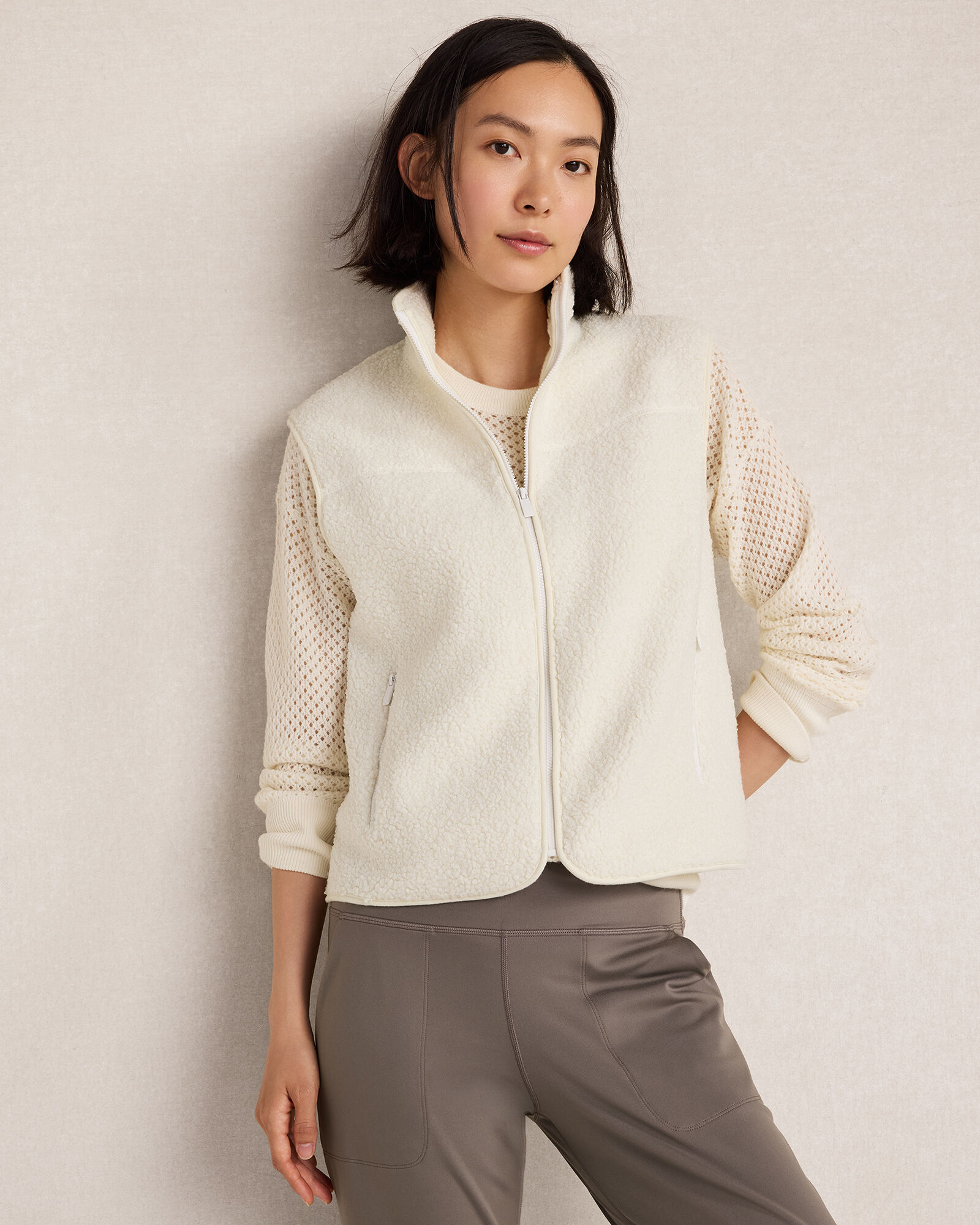 Balance Sherpa Cropped Vest