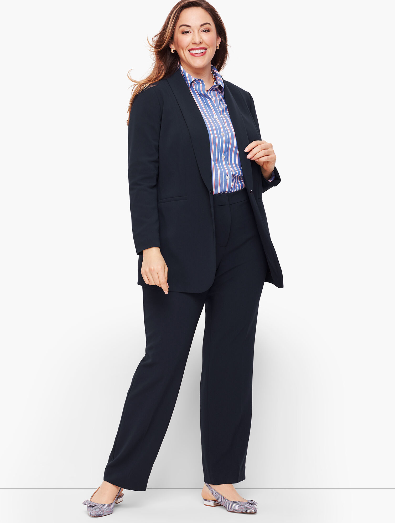 Easy Travel Collection - Long Shawl-Collar Jacket