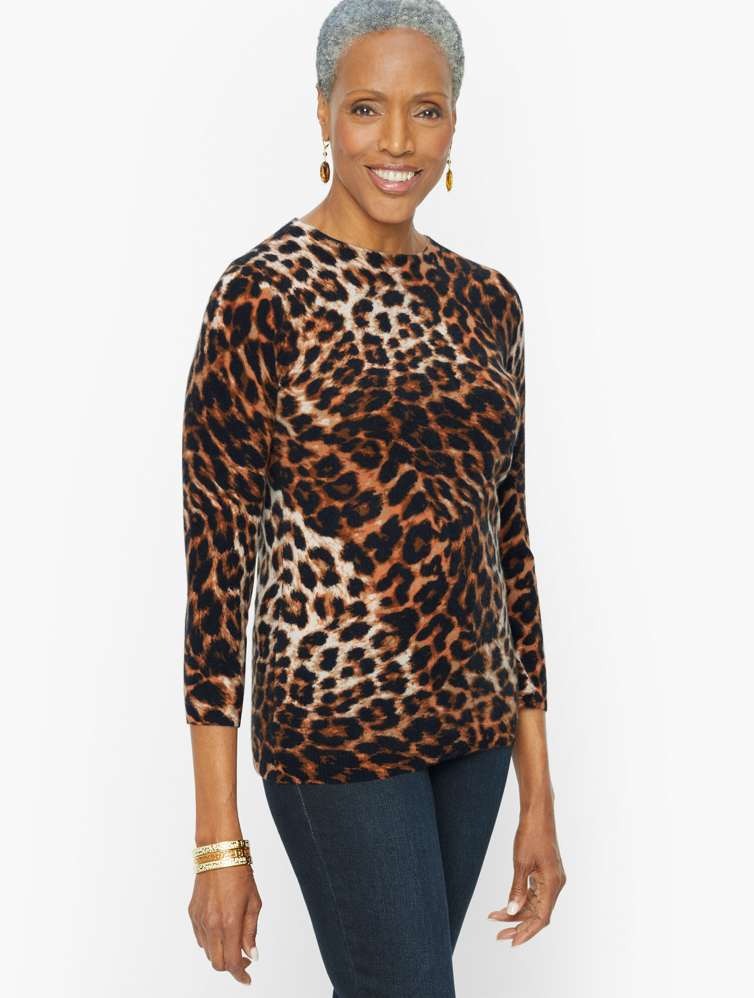 Audrey Cashmere Sweater - Classic Animal