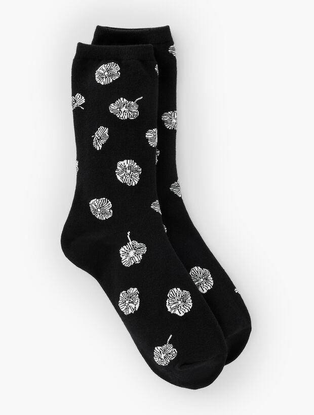 Deco Flower Trouser Socks