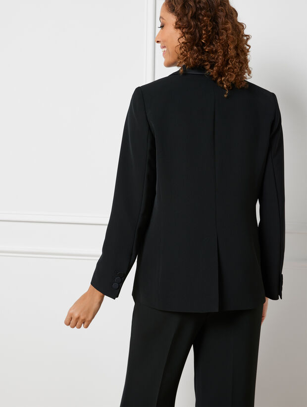 Crepe Tuxedo Jacket