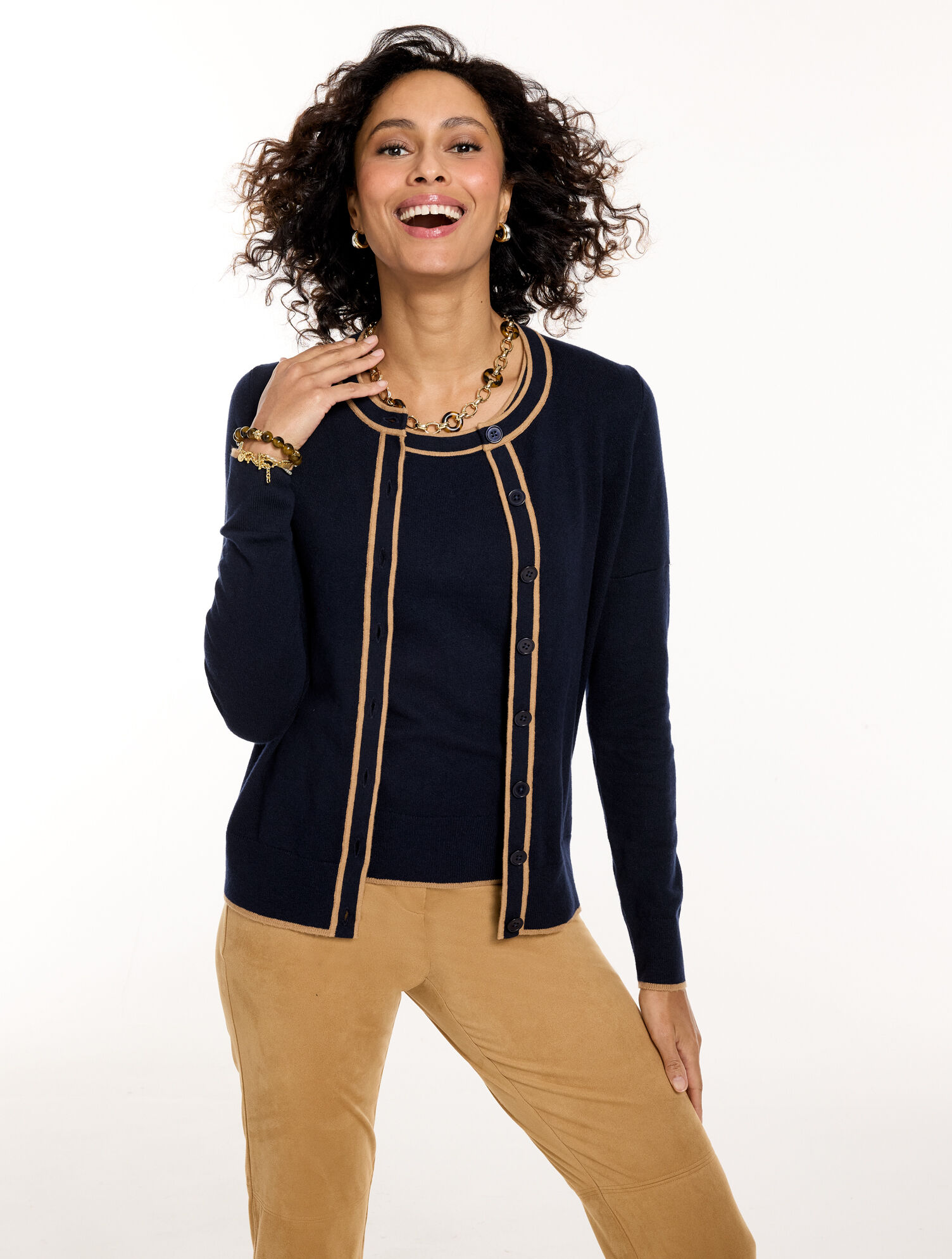 Charming Cardigan - Tipped