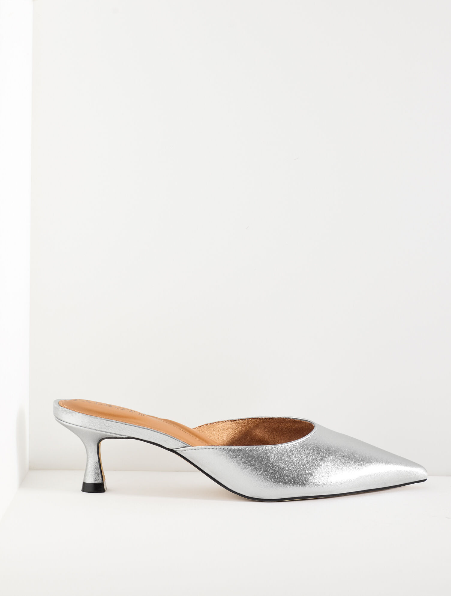 Ember Metallic Nappa Mules