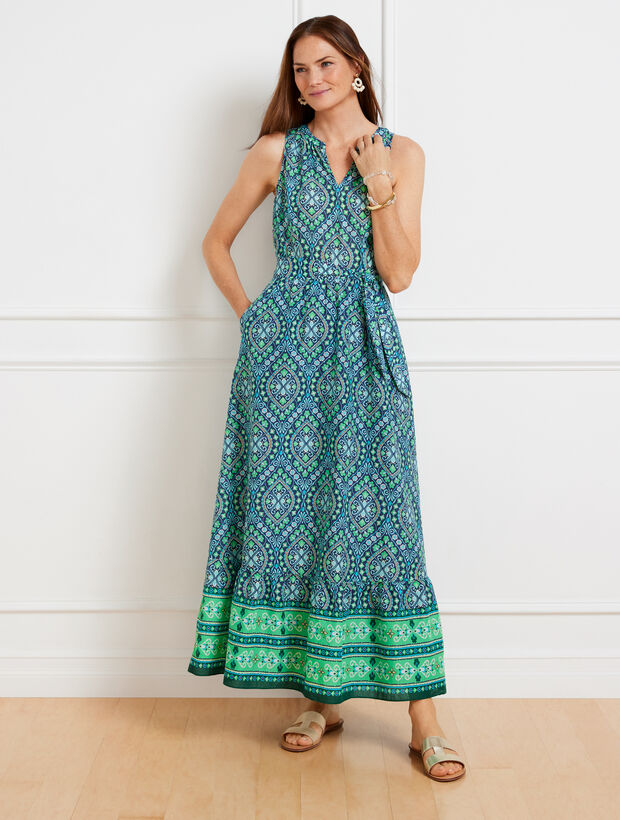 Tiered Maxi Dress - Damask