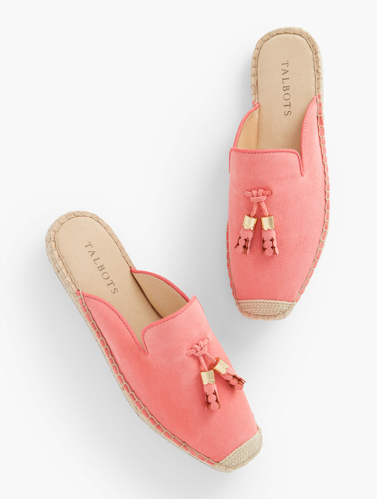 Suede Espadrille Mules main image 0