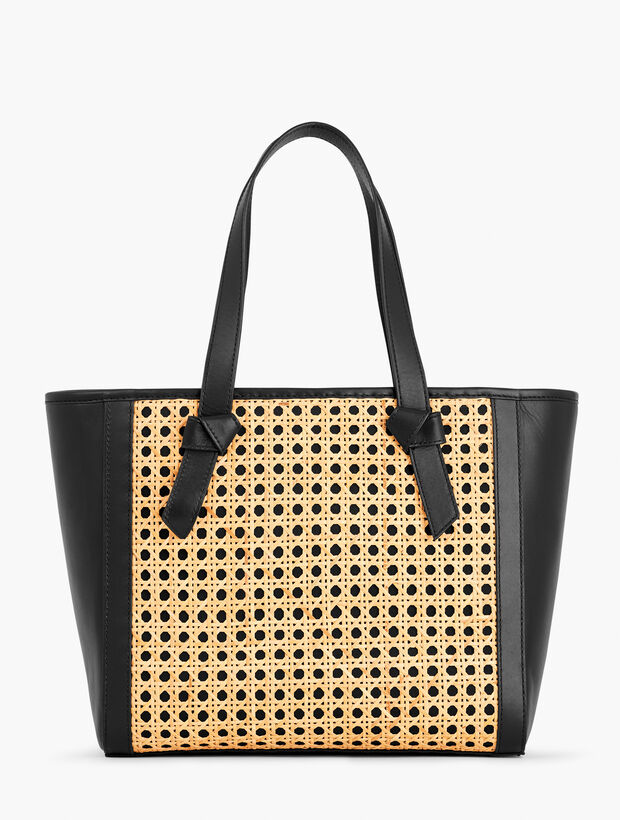 Caning Knot Woven Tote