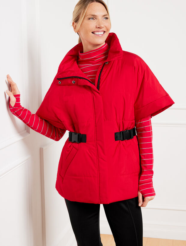 Belted Puffer Vest