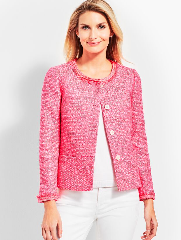 Tweed Peplum Jacket