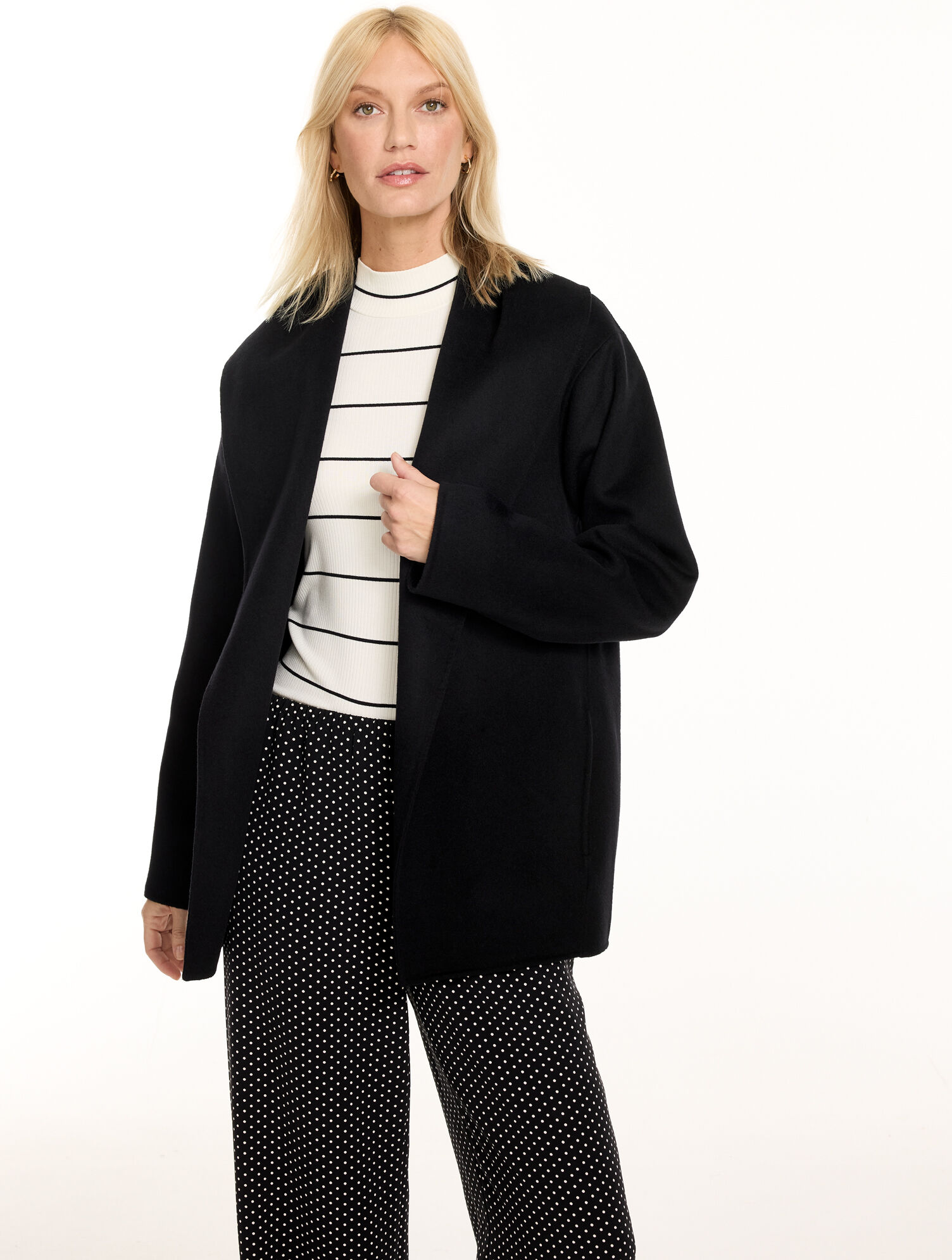 Double Face Wool Blend Jacket