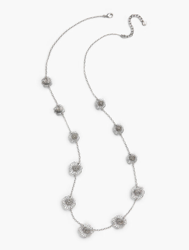 Filigree Petal Layering Necklace