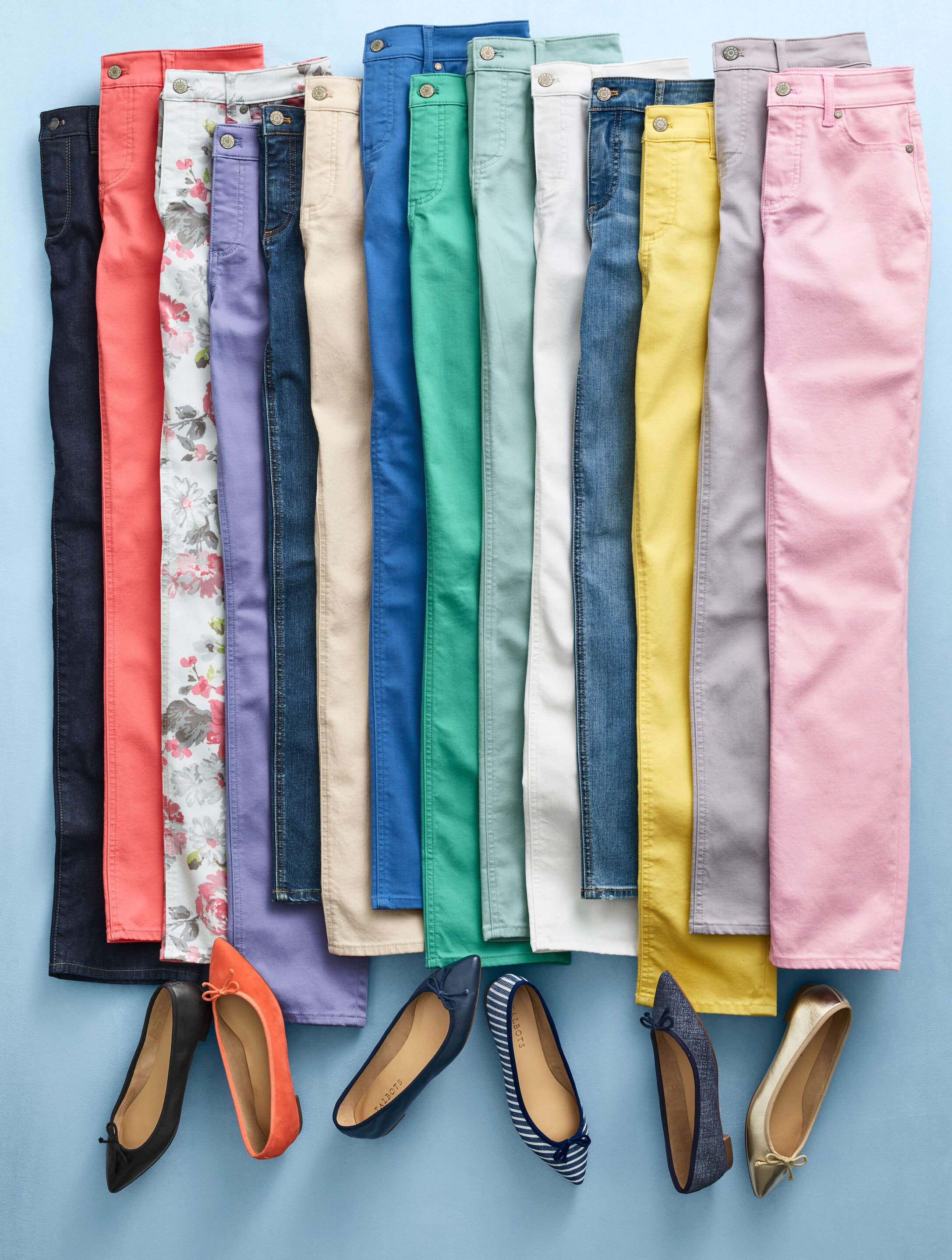 The Flawless Five-Pocket Ankle-Natural Denim