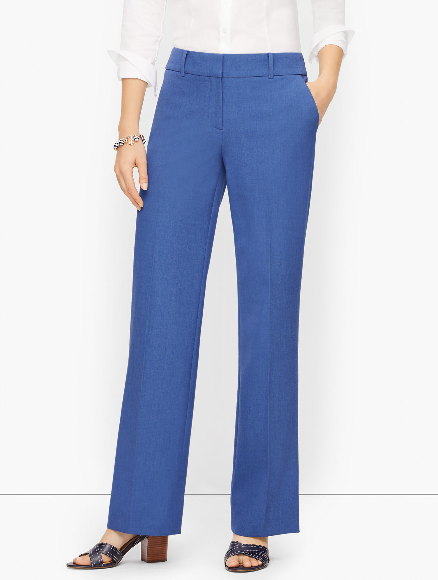 Talbots Newport Pants - Diamond Chambray