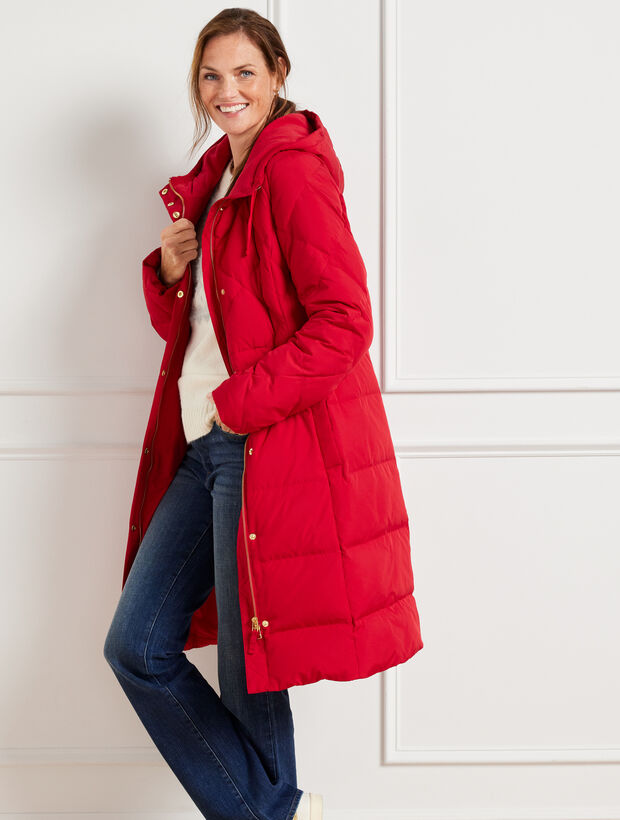 Hooded Down Puffer Coat
