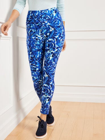 Everyday Stretch Leggings - Clustered Floral