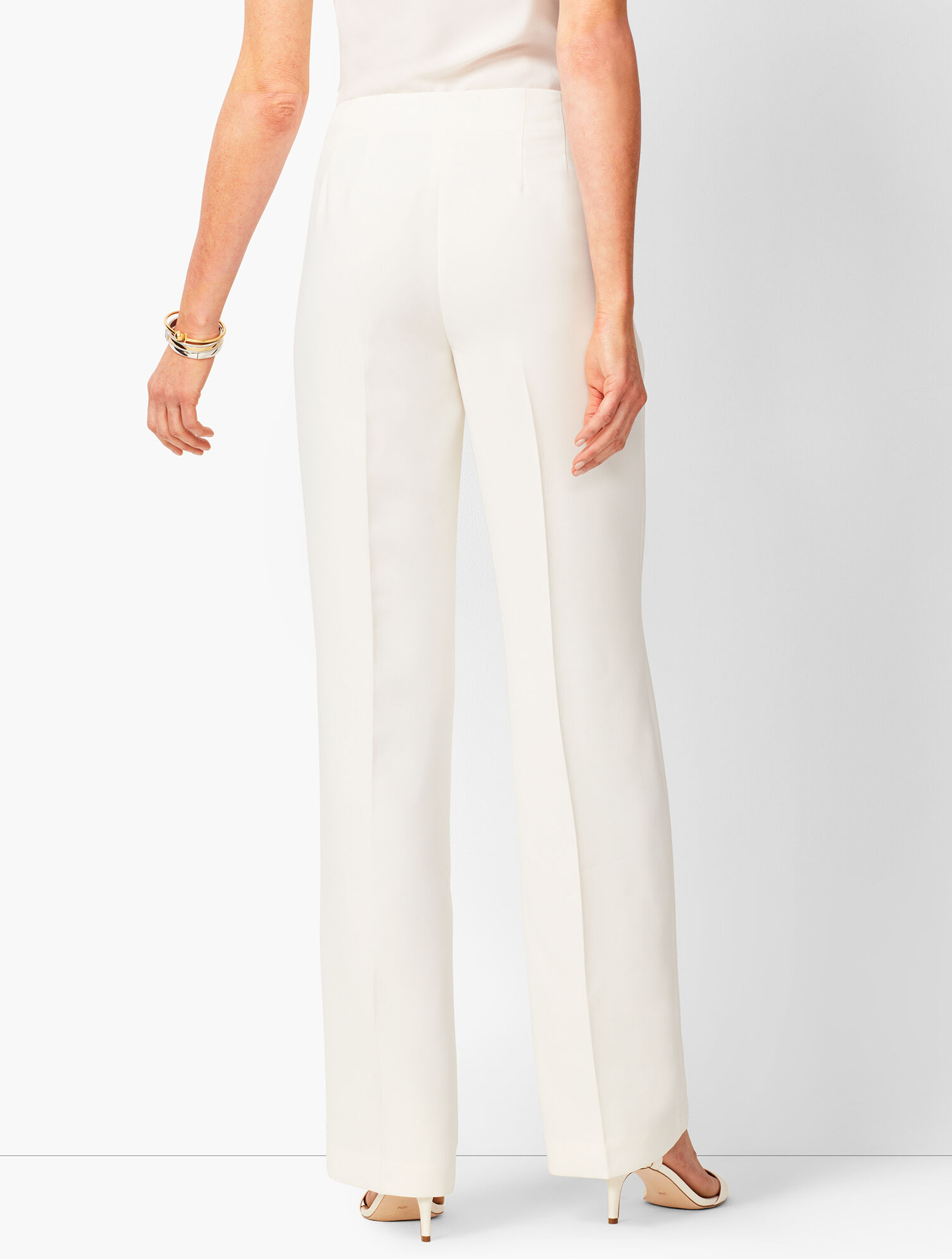 Talbots Seasonless Crepe Wide-Leg Pants