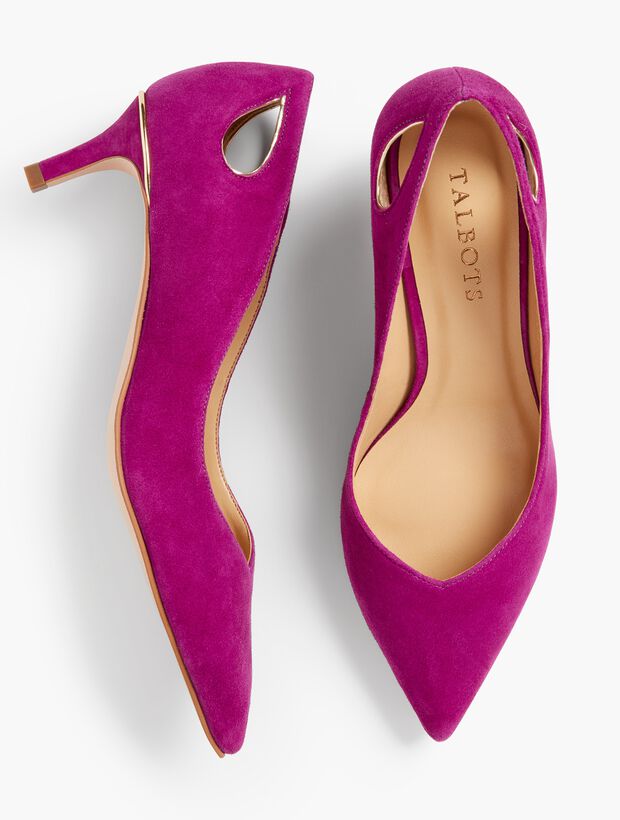 Erica Cut-Out Pumps - Solid