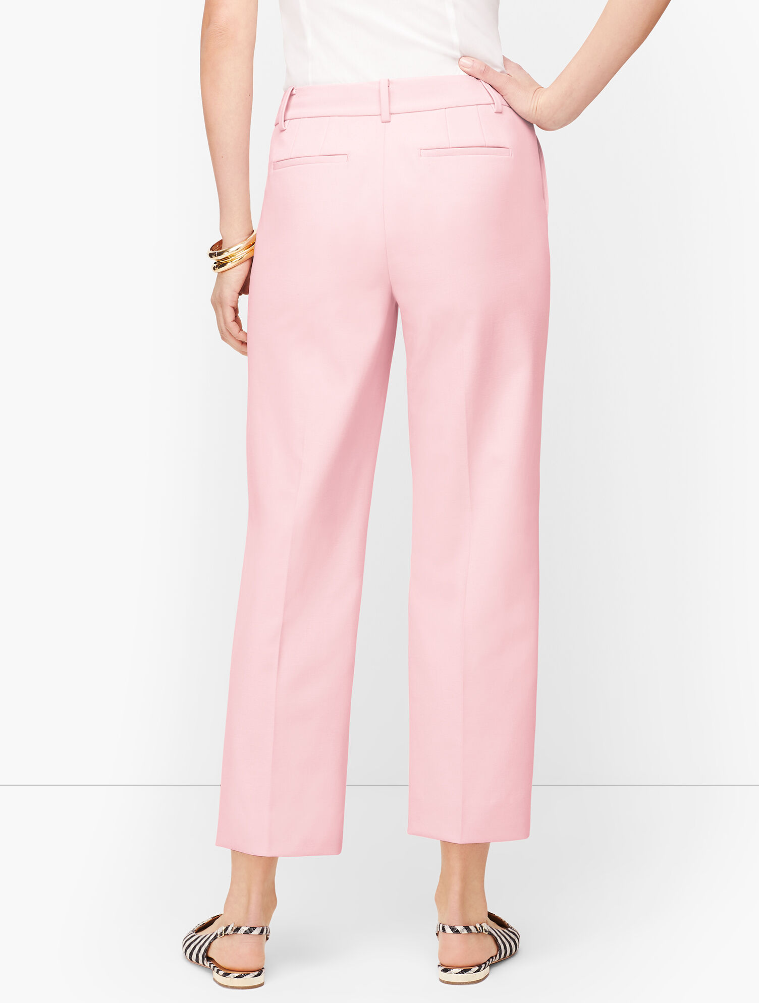 Straight Leg Crop Pants