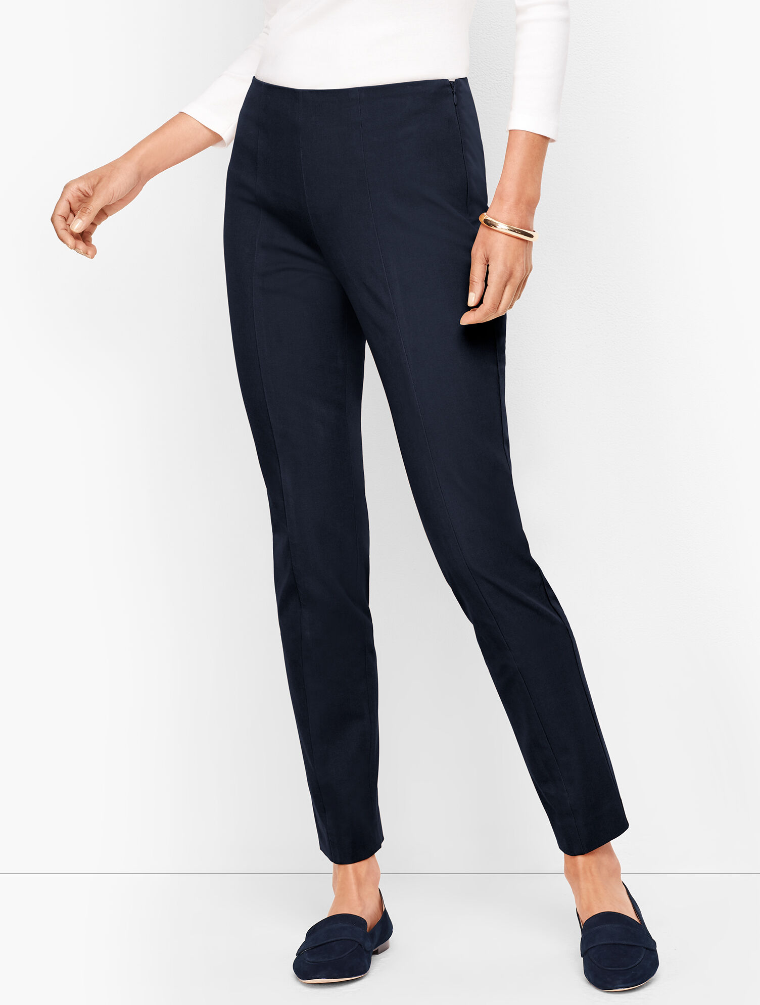 Talbots Chatham Ankle Pants - Front & Back Stitched Seam