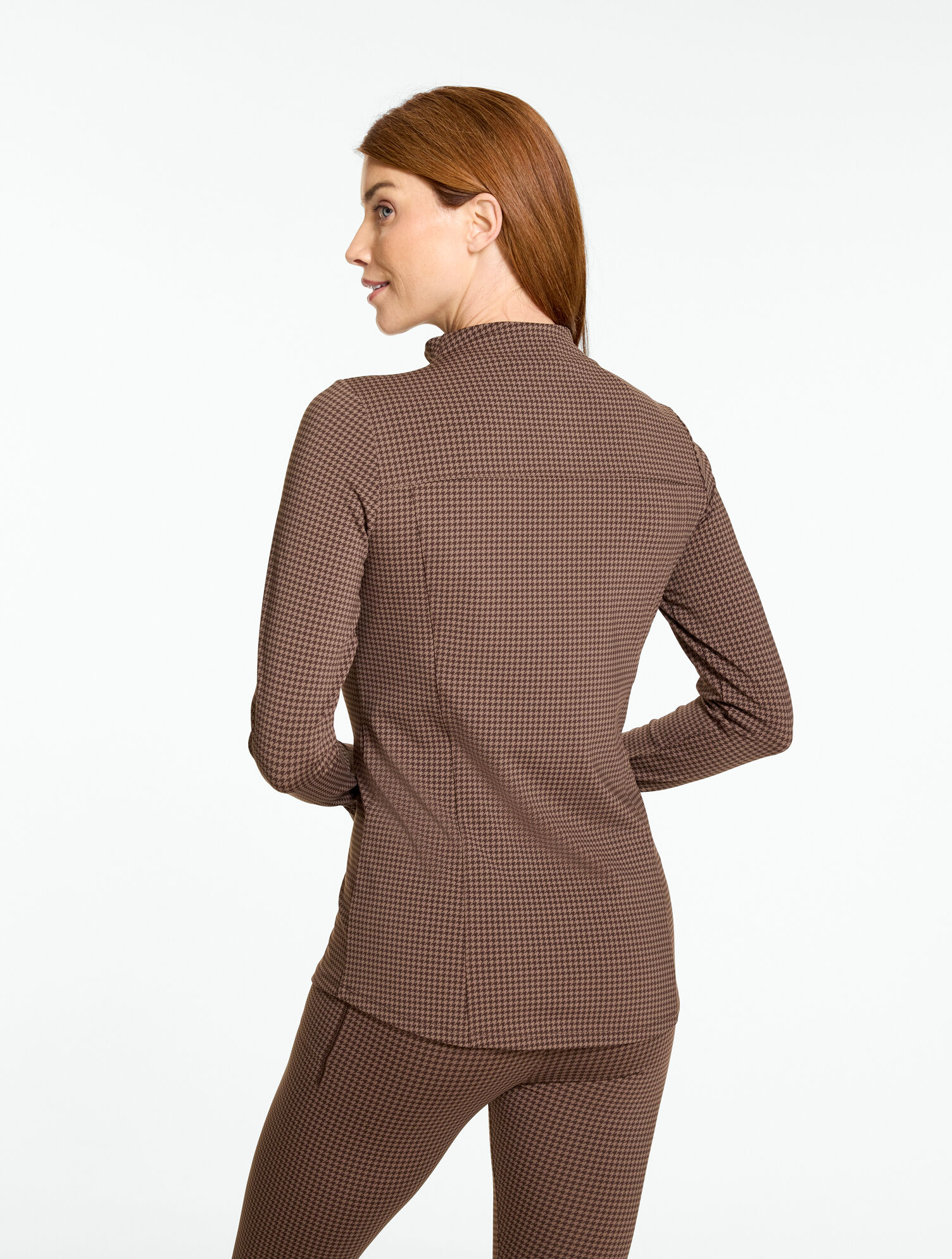 Out & About Half-Zip Pullover - Tonal Houndstooth - thumbnail 3