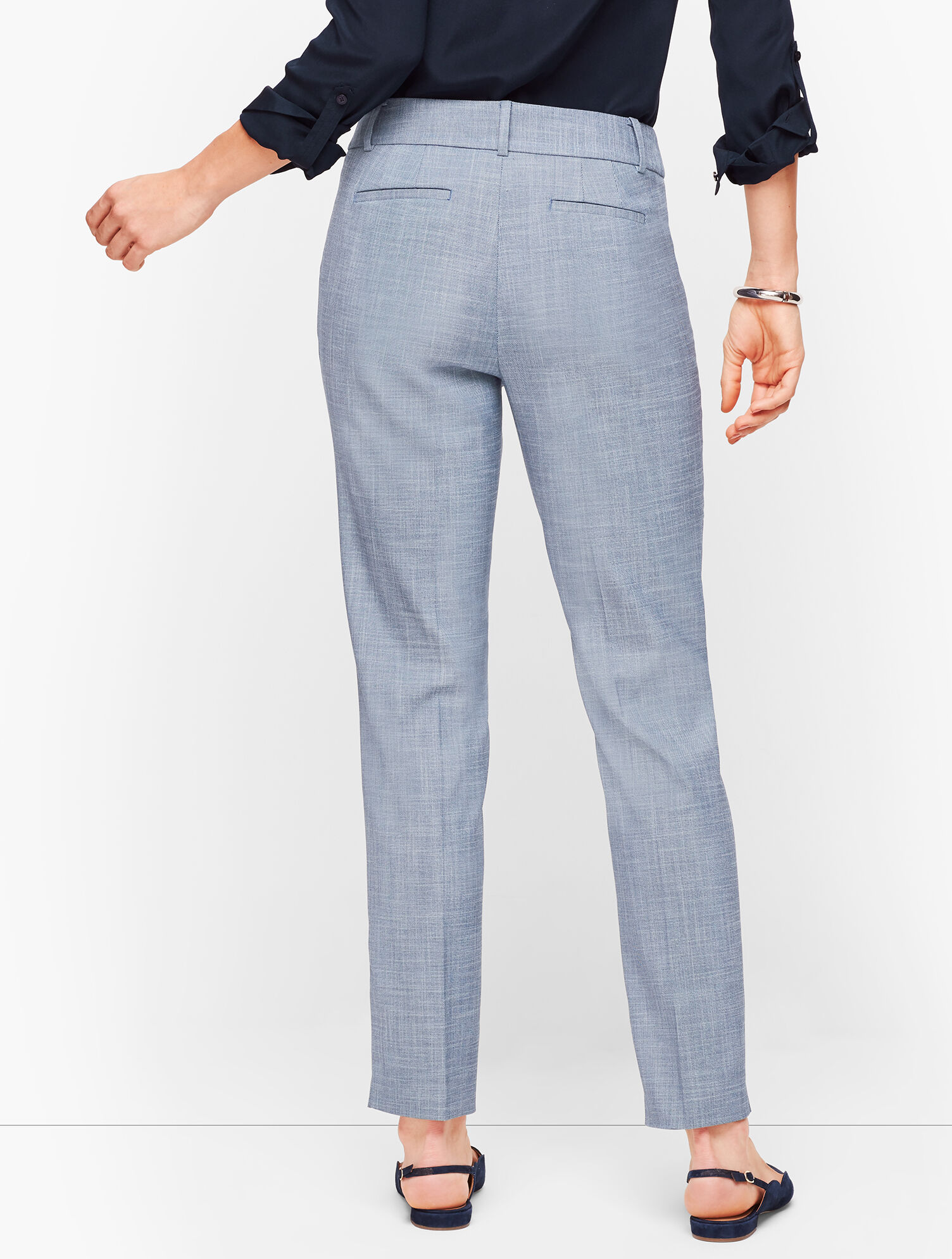 Talbots Hampshire Ankle Pants - Curvy Fit - Sharkskin