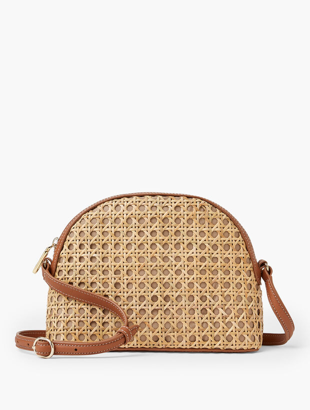 Rattan Crossbody Bag