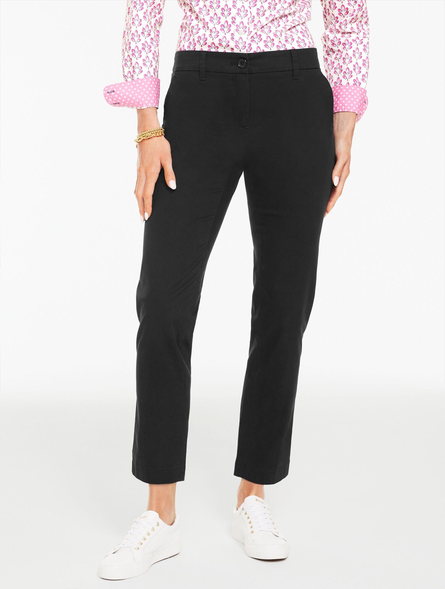 Heritage Twill Perfect Crops - Curvy Fit