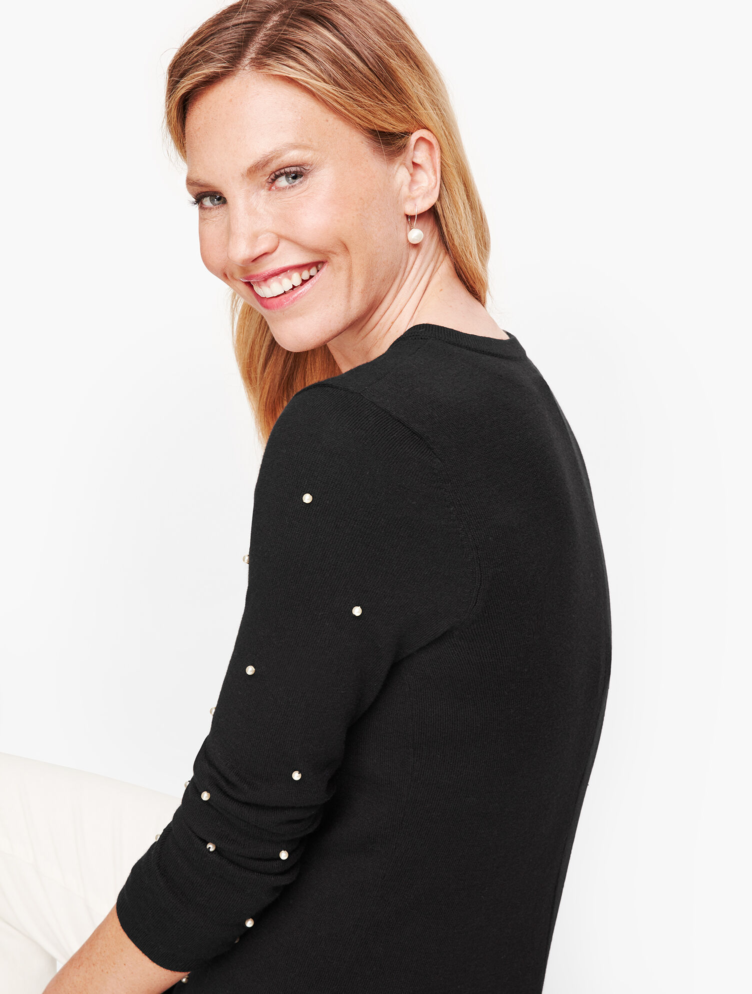 Charming Cardigan - Pearl Embellished 