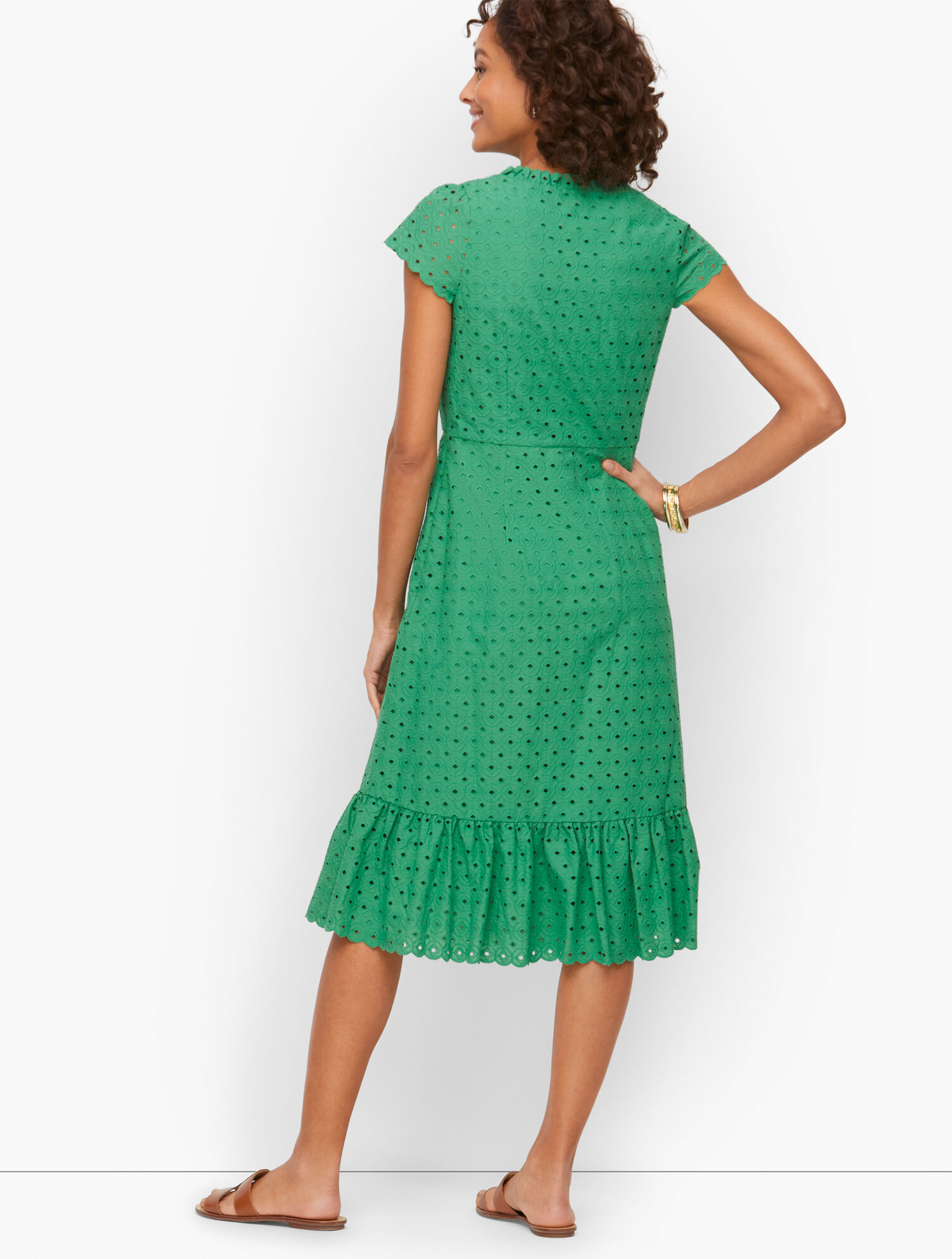 green flare dress Flare Sleeves Sage Green Bridesmaid Dress with Buttons, Sage Green / 20 main image 0